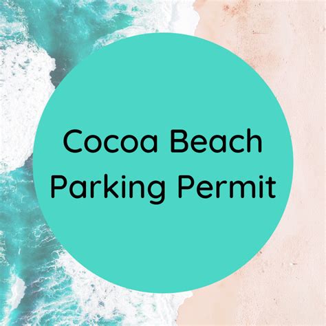 2023 Cocoa Beach Parking Permit City Of Cocoa Beach