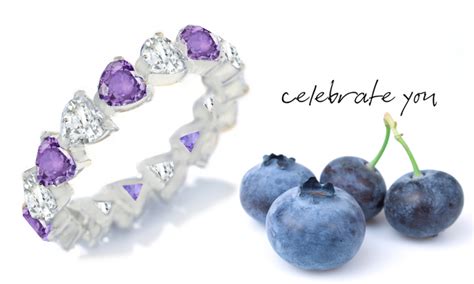 Channel Purple Sapphire Diamond Eternity Rings Fine Jewelry Ny