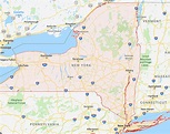 New York State Map Google | map of interstate