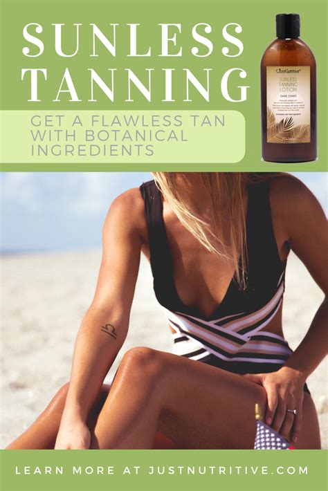 Get A Dark Bronze Color With Radiant Skin Tone For The Most Natural Looking Sunless Tan Ever