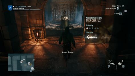 Assassin S Creed Unity Mercurius Nostradamus Enigma Guide