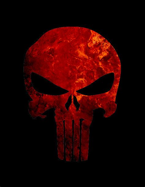 Punisher Skull Red By Mymomsaysimcool On Deviantart