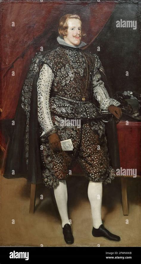 Philip Iv Of Spain In Brown And Silver By Spanish Baroque Diego