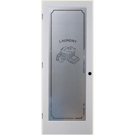 Shaker style interior doors feature clean and straight lines paired with flat solid wood or glass panels. ReliaBilt White 1-Panel Solid Core Frosted Glass Wood Pine ...