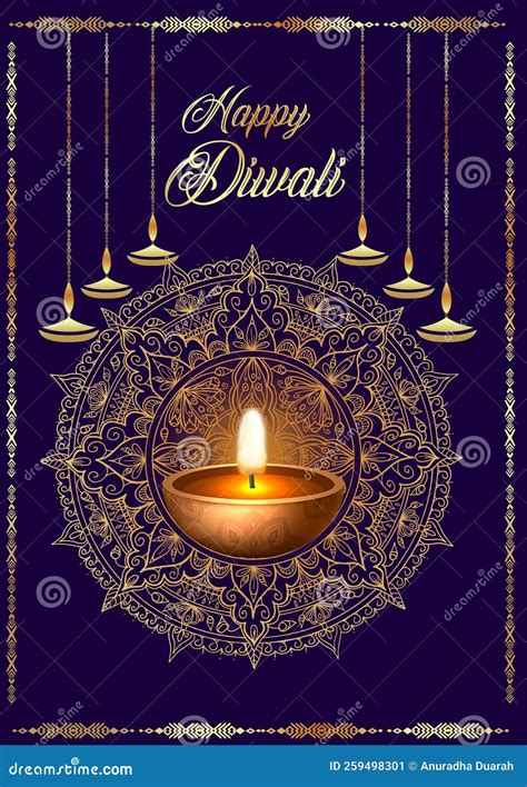 Diwali Poster Images Happy Diwali Stock Illustration Illustration Of