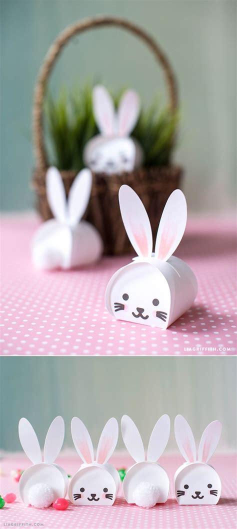 Free printable easter bunny templates and coloring sheets. Printable Easter Bunny Treat Boxes | Easter bunny template ...