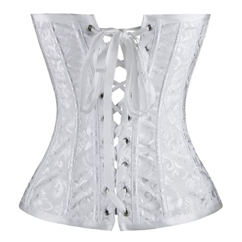 Embroidered Satin Adult Corset N