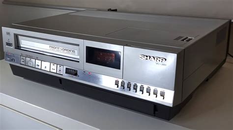 1983 Sharp VC 381X VCR VHS Tape Rewind YouTube