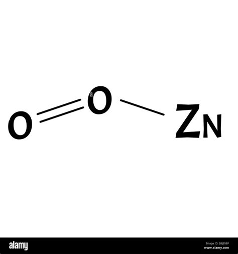 El óxido De Zinc Es Una Fórmula Química Molecular Infografías Sobre