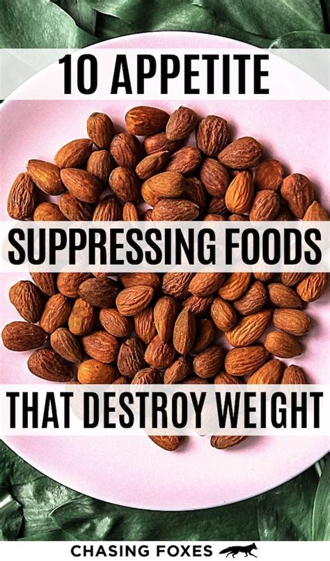 10 Appetite Suppressing Foods Chasing Foxes 10 Healthy Snacks