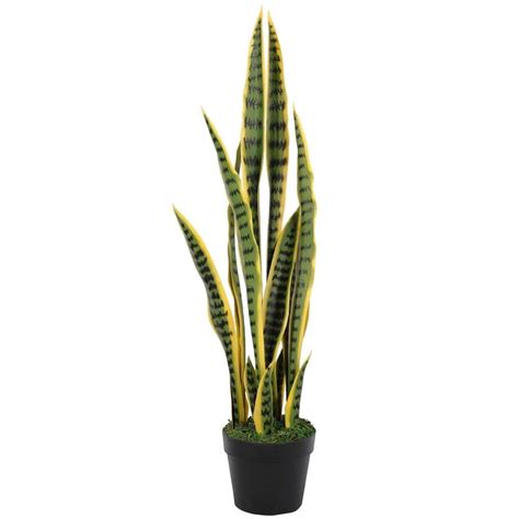 Artificial Mother In Laws Tongue Plant From Evergreen Direct