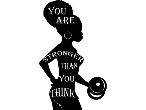 Strong Afro Womanquotes Fitness Nubian Queen Afro Hair Etsy