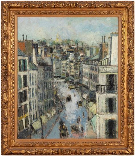 Maurice Utrillo Rue Lepic à Montmartre 1909 1910 Mutualart