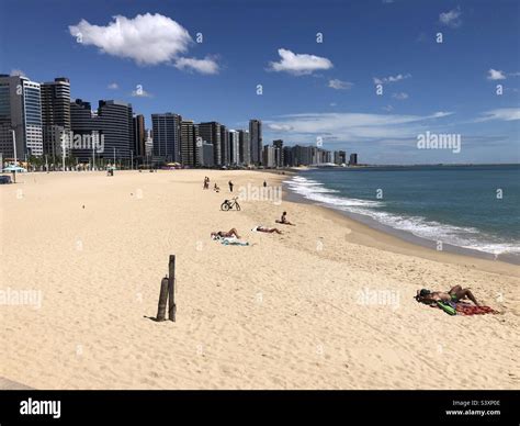 The Beach In Fortaleza Brazil Stock Photo Alamy