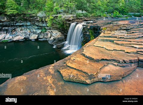 Little River Falls In Little River Canyon National Preserve Alabama