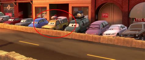 Pixar Easter Eggs — In Cars 2 The Pizza Planet Truck Can Be Seen For