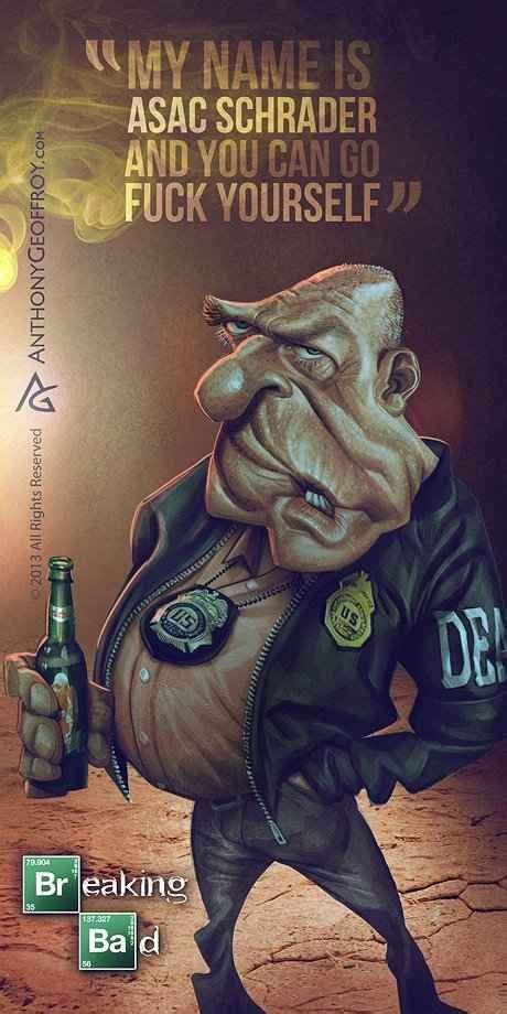 Hank Schrader These Breaking Bad Caricatures Are Pretty Special
