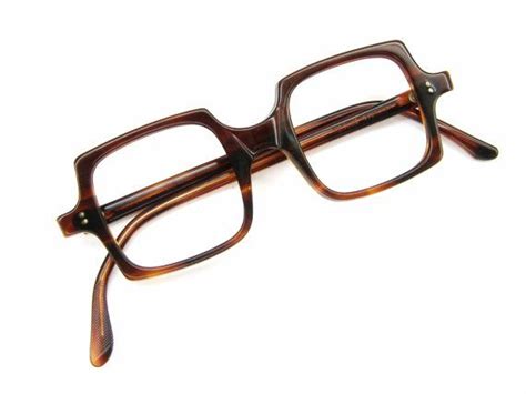 vintage square 70s brown eyeglasses sunglasses frame etsy eyeglasses sunglasses features