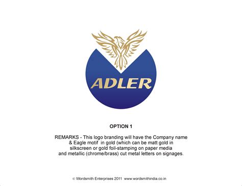 Conservative Elegant Fashion Logo Design For Adler By Parvez Design