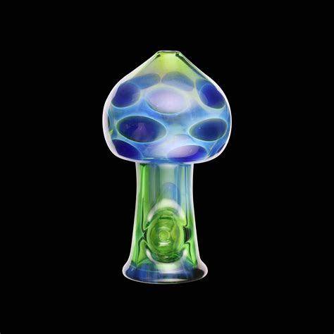 Mellow Portobello Mushroom Glass Pipe Chameleon Glass