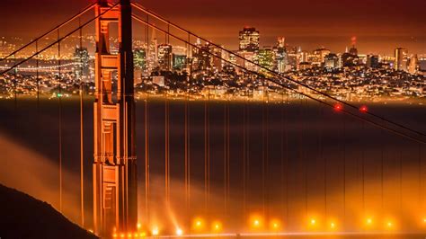 Fog Over The Golden Gate Bridge Mac Wallpaper Download Allmacwallpaper