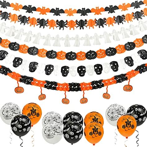 Koogel Halloween Decoration Banners Packtrick Or Treat Paper Chain