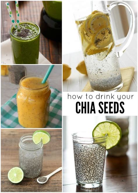 40 Delicious Ways To Eat Chia Seeds Love And Marriage Eating Chia Seeds Healthy Drinks