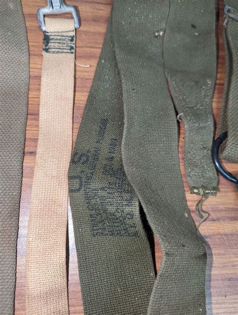 Us Ww2 M1936 M1914 M1942 M1943 Assorted Straps Suspenders For Parts Ebay