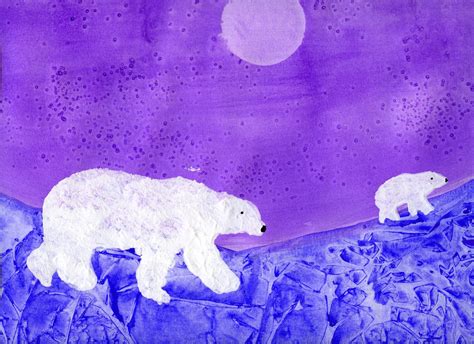 That Artist Woman Polar Bears Revisited Winter Art Lesson Polar