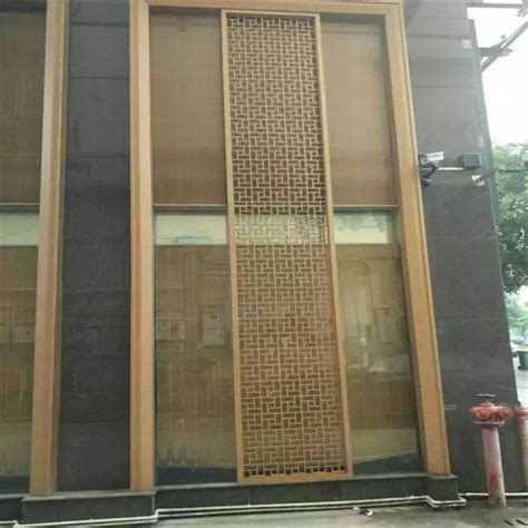 Exterior Wall Partition Large Metal Screen Facade Panel Stainless Steel