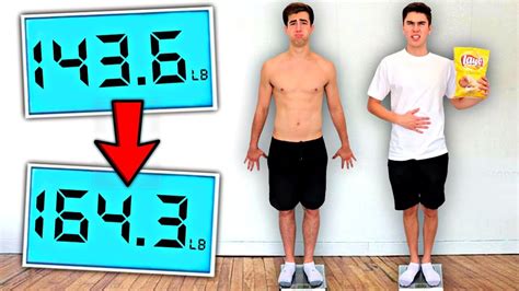 Who Can Gain The Most Weight In Hours Challenge Youtube
