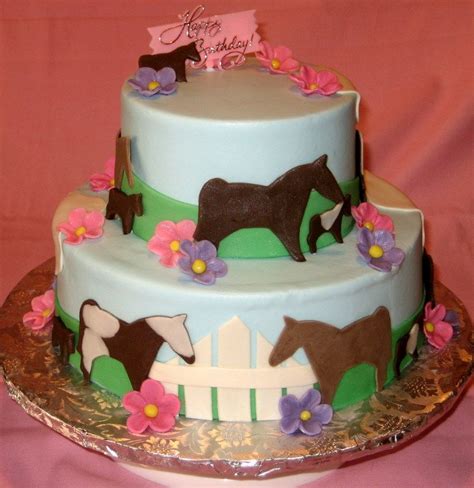 Horse Cake Decorations Nz Horse Birthday Girly Snacks Karaspartyideas