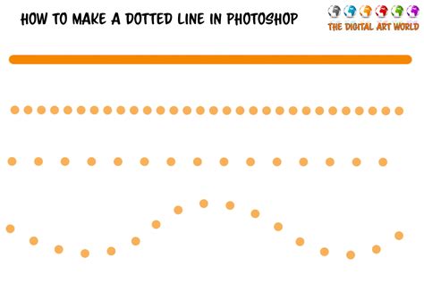 How To Make A Dotted Line In Photoshop The Digital Art World