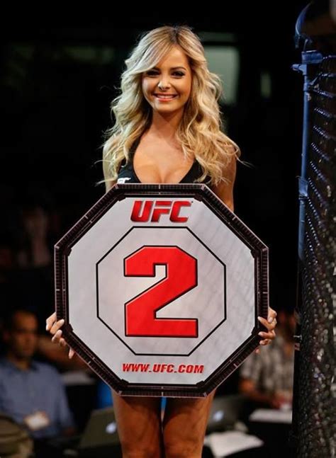 Ufc Octagon Girl Jhenny Andrade Had A Slow Day At Work As Almost Every Fight Ended With A Quick