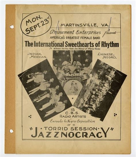 International Sweethearts Of Rhythm Smithsonian Institution