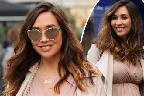 Myleene Klass Flaunts Blossoming Baby Bump In Baby Pink Gown Days After