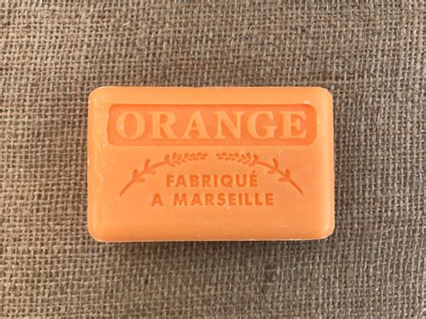 Savon De Marseille French Soap Orange 125g Natural French Soap