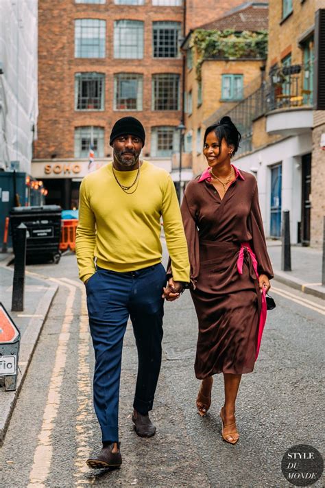 London Ss 2022 Street Style Idris Elba And Sabrina Dhowre Elba Style