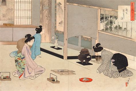 Japanese Tea Ceremony Painting