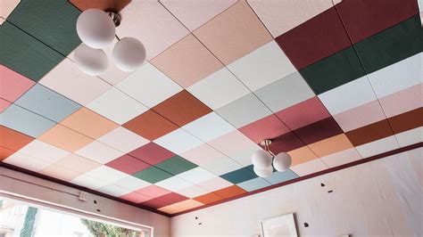 Masuzi 4 weeks ago uncategorized leave a comment 1 views. How to Mask Ugly Drop-Ceiling Tiles Using Just Paint ...