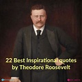 22 Best Inspirational Quotes By Theodore Roosevelt