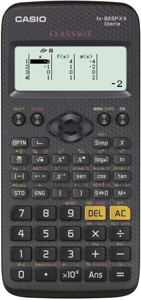 Calculadora Cient Fica Casio Fx Spxii X X Mm Negro Oscuro Versi N En