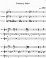 Industry Baby - Sheet music for Trumpet