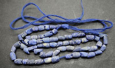 ANCIENT EGYPTIAN LAPIS LAZULI BEAD NECKLACE Antique Price Guide