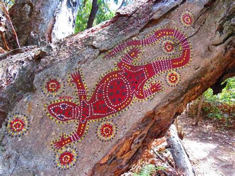 The Australian Outback Photo Essay Painted Leaves Painted Rocks Sand