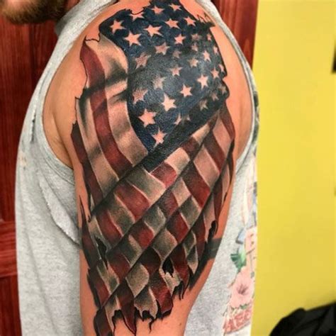 101 Best American Flag Tattoos Patriotic Design Ideas 2021 Guide
