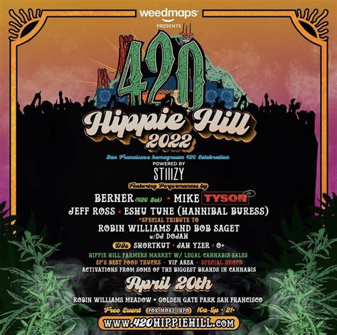 420 Hippie Hill In San Francisco At Robin Williams Meadow