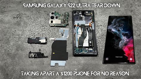 Samsung Galaxy S22 Ultra Teardown Disassembly Reassembly Screen