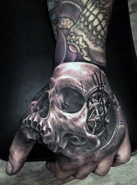 The Ultimate 145 Best Skull Tattoos In 2021 Skull Hand Tattoo Hand