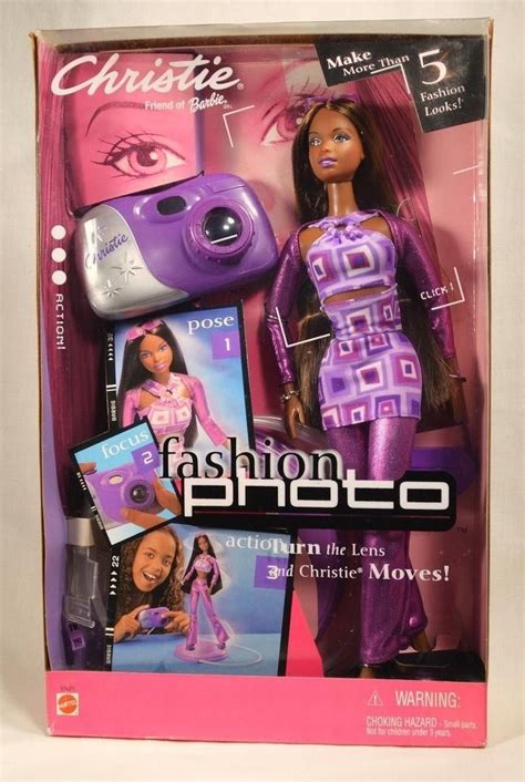 2001 Christie Fashion Photo Doll Friend Of Barbie Nrfb Fashion Photo Christie Doll Is A 2001